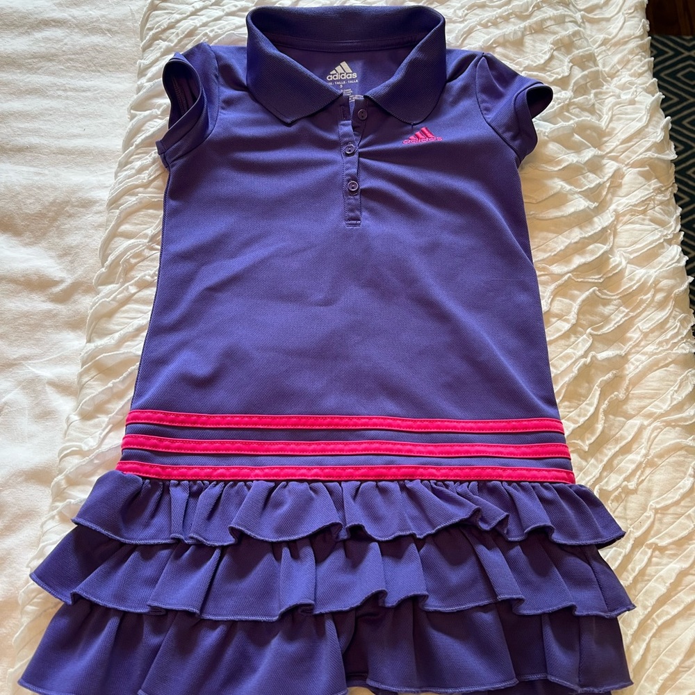 Girls Adidas tennis dress. Size 5T